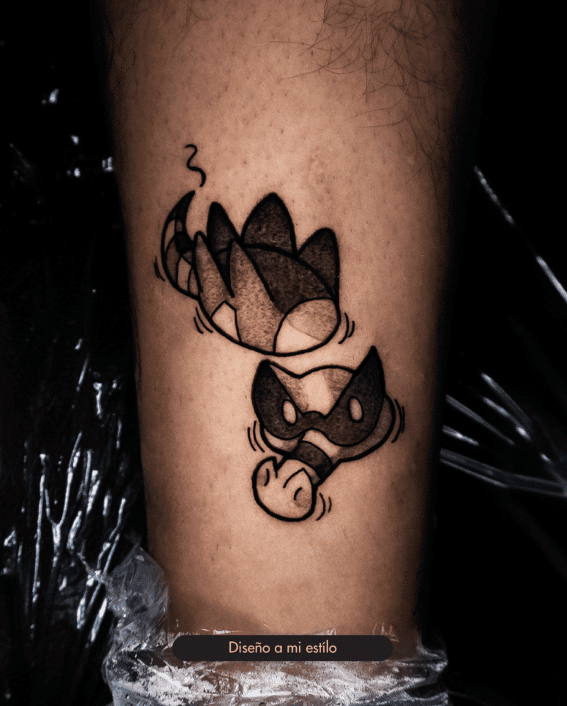 Krookodile Prey Unova Pokémon Tattoo