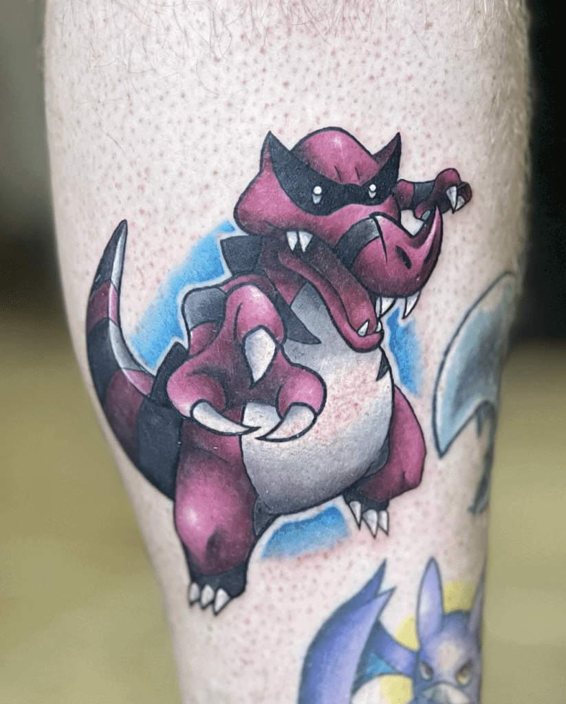 Krookodile Unova Pokémon Tattoo