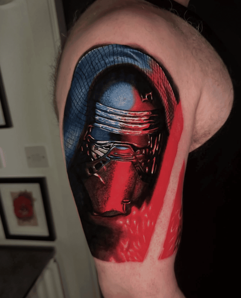 Kylo Ren Saber Star Wars Tattoo