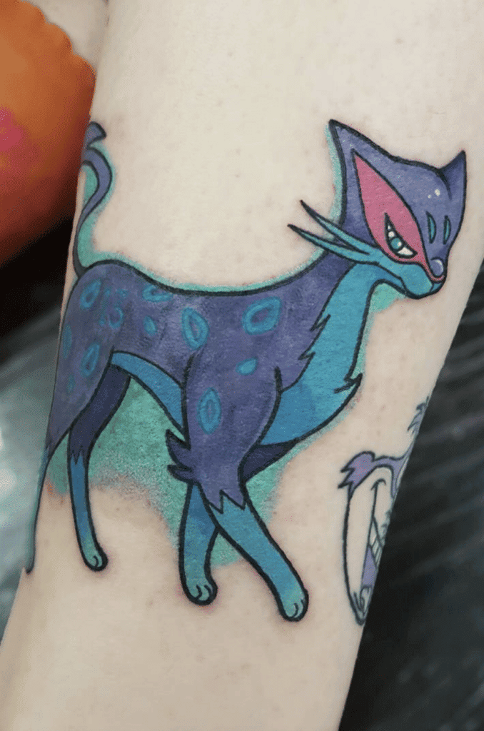 Liepard Shiny Unova Pokémon Tattoo