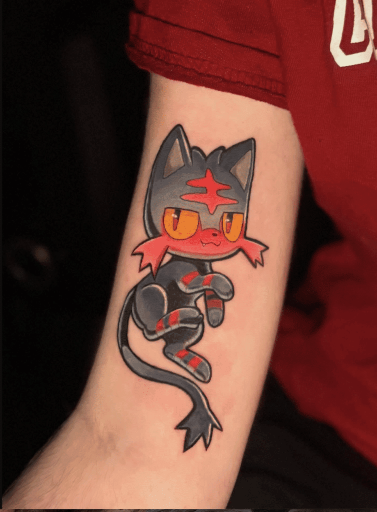 Litten Alola Pokémon Tattoo