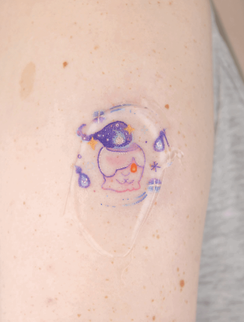 Litwick Small Unova Pokémon Tattoo