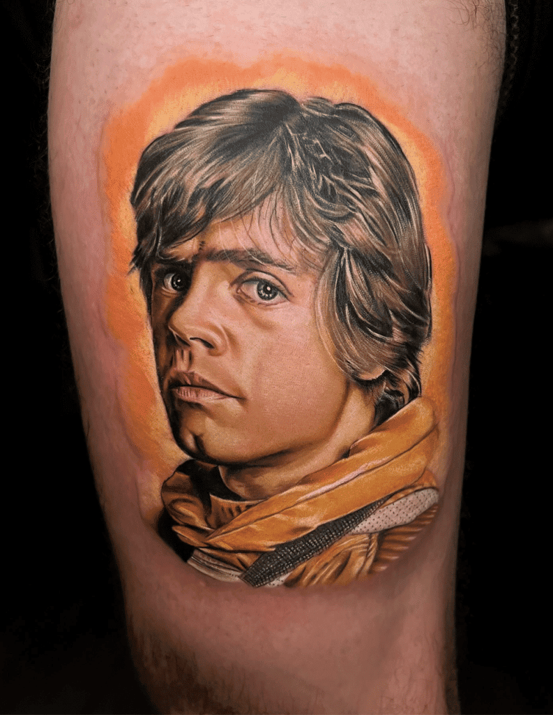 Luke Skywalker Star Wars Tattoo
