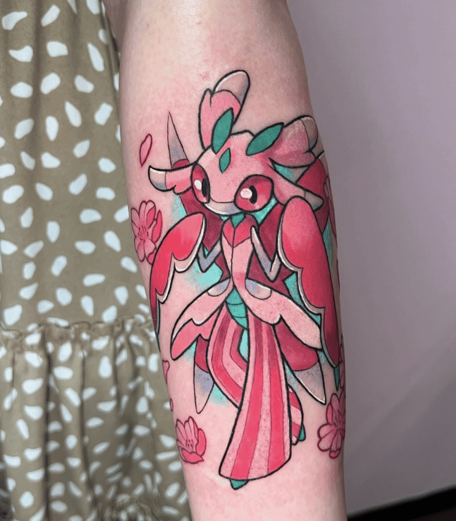 Lurantis Alola Pokémon Tattoo