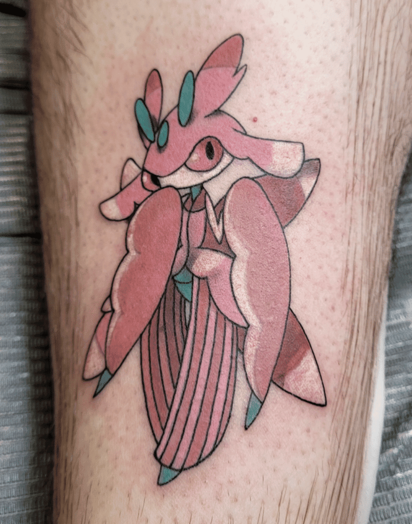 Lurantis Alt Alola Pokémon Tattoo