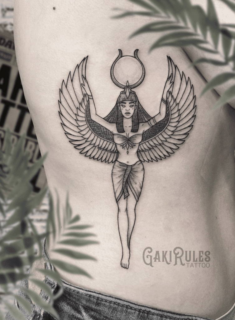 Ma’at Egyptian Mythology Tattoo