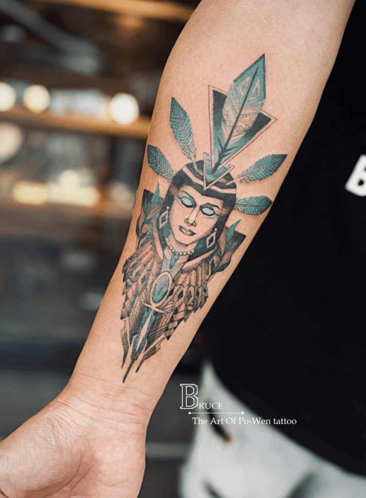 Ma’at Sigil Egyptian Mythology Tattoo