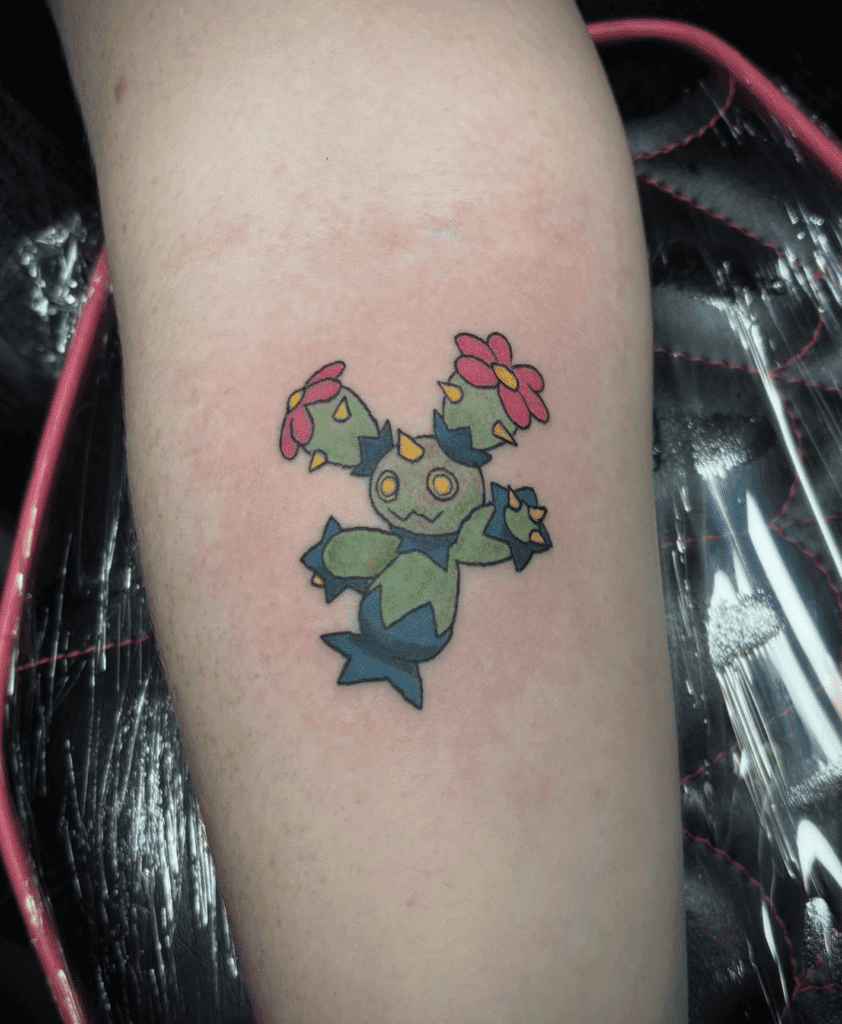 Maractus Small Unova Pokémon Tattoo