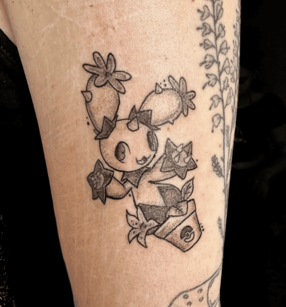 Maractus Unova Pokémon Tattoo