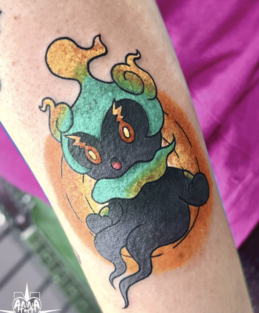 Marshadow Alola Pokémon Tattoo