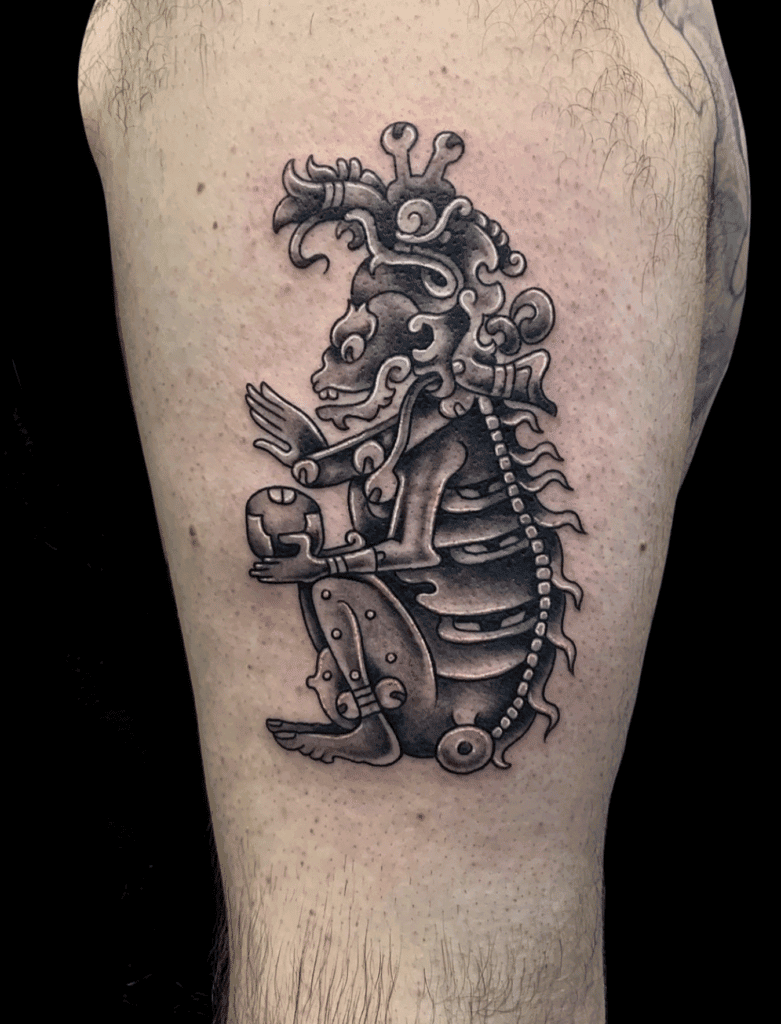 Mayan Mythology Ah Puch Tattoo