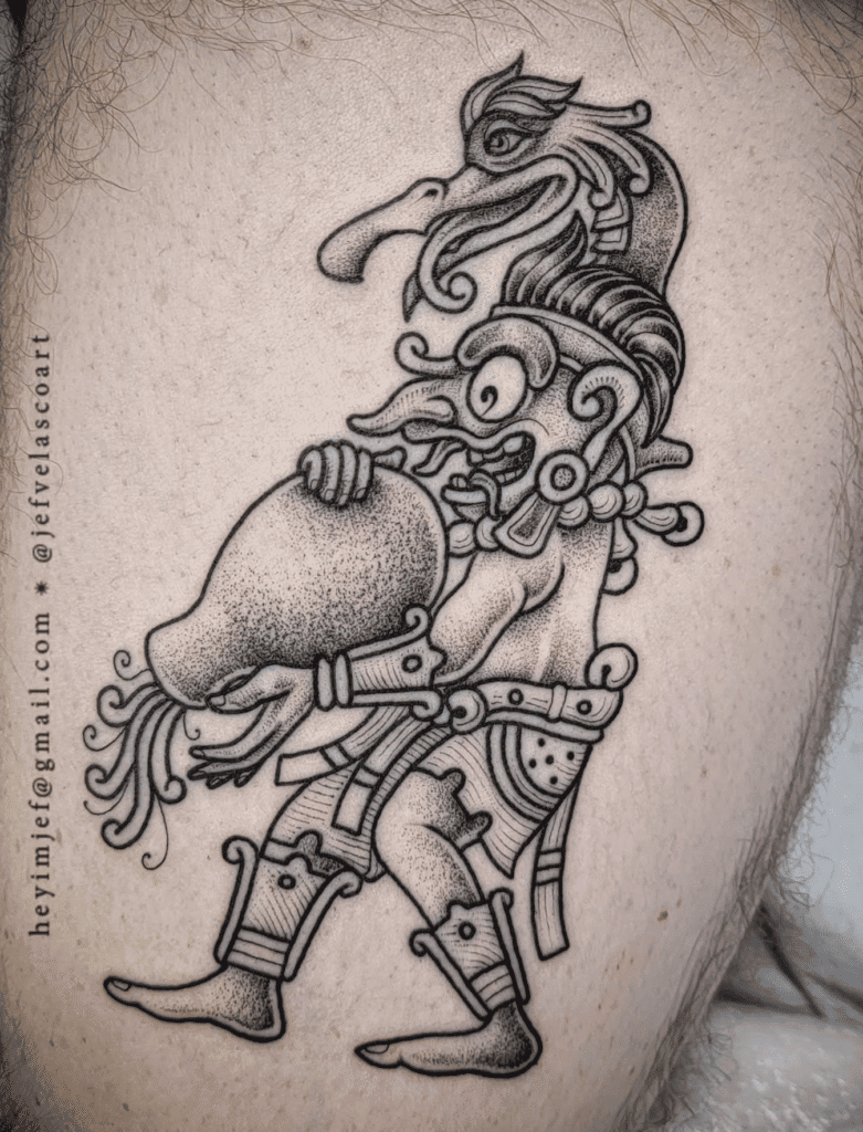 Mayan Mythology Chaac Tattoo