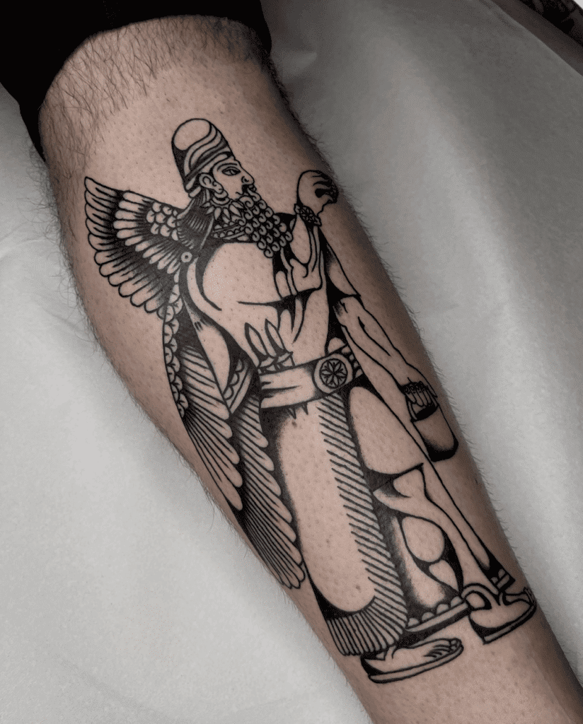 Mesopotamian Assyria Mythology Tattoo