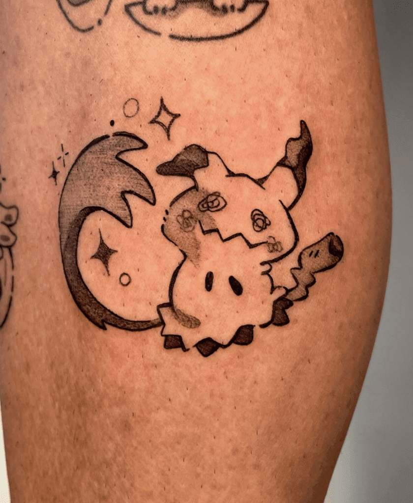 Mimikyu Alt Alola Pokémon Tattoo