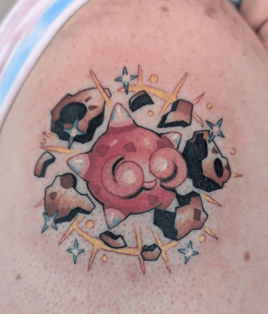 Minior Break Alola Pokémon Tattoo