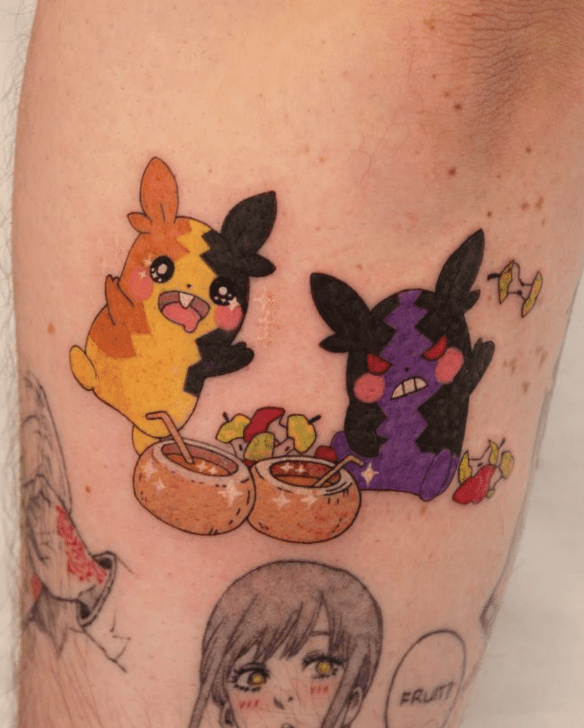 Morpeko Food Galar Pokémon Tattoo