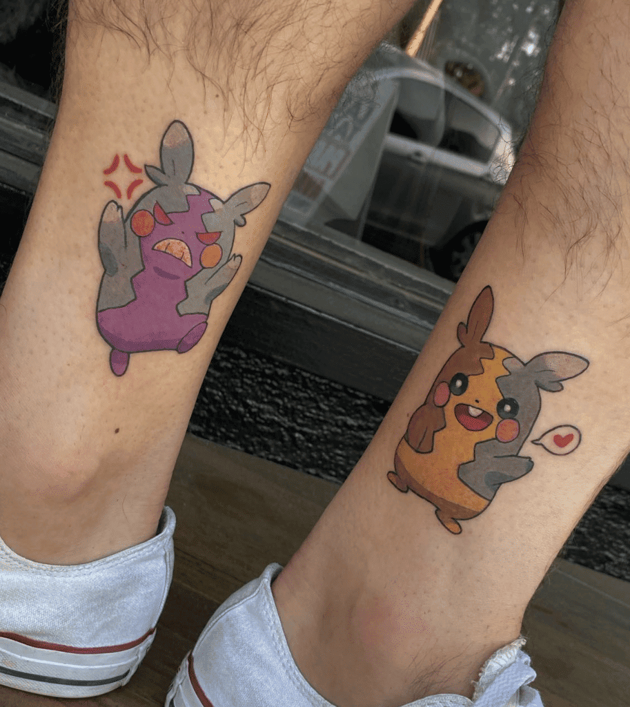 Morpeko Forms Galar Pokémon Tattoo