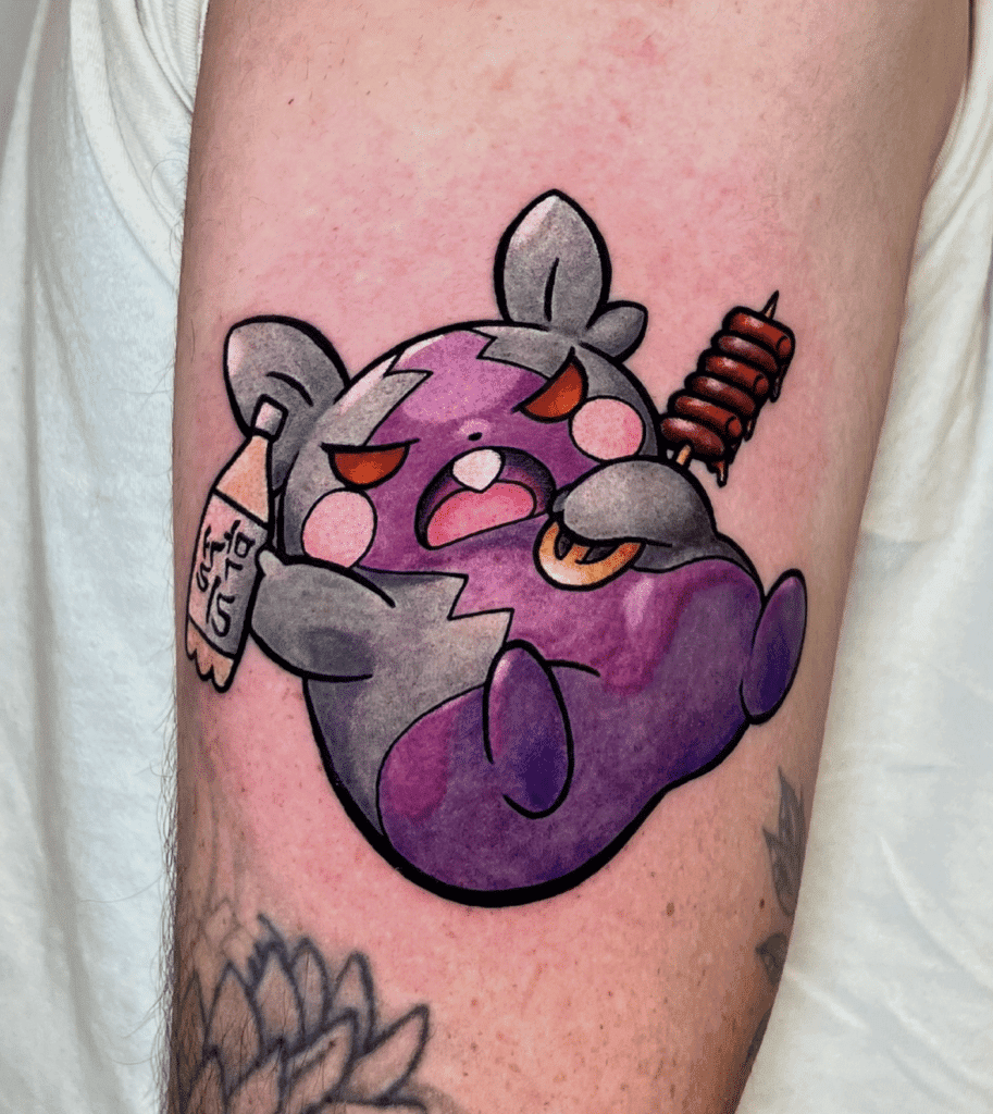 Morpeko Hangry Galar Pokémon Tattoo