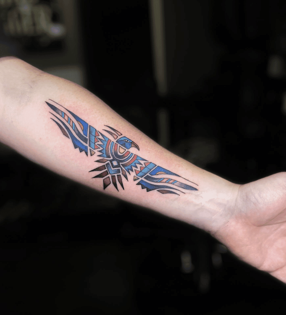 Native American Thunderbird Mythology Tattoo