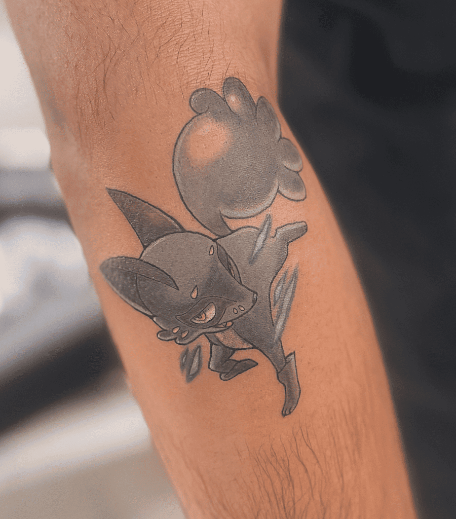 Nickit Shiny Galar Pokémon Tattoo