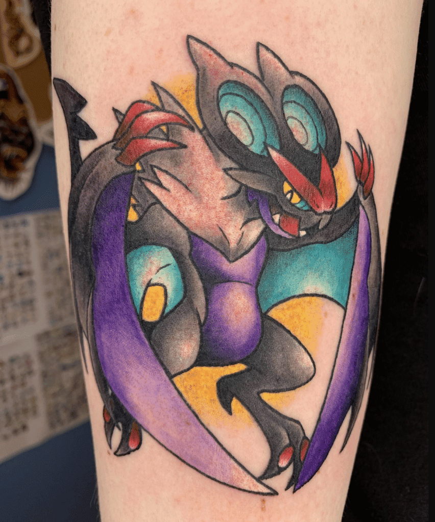 Noivern Kalos Pokémon Tattoo