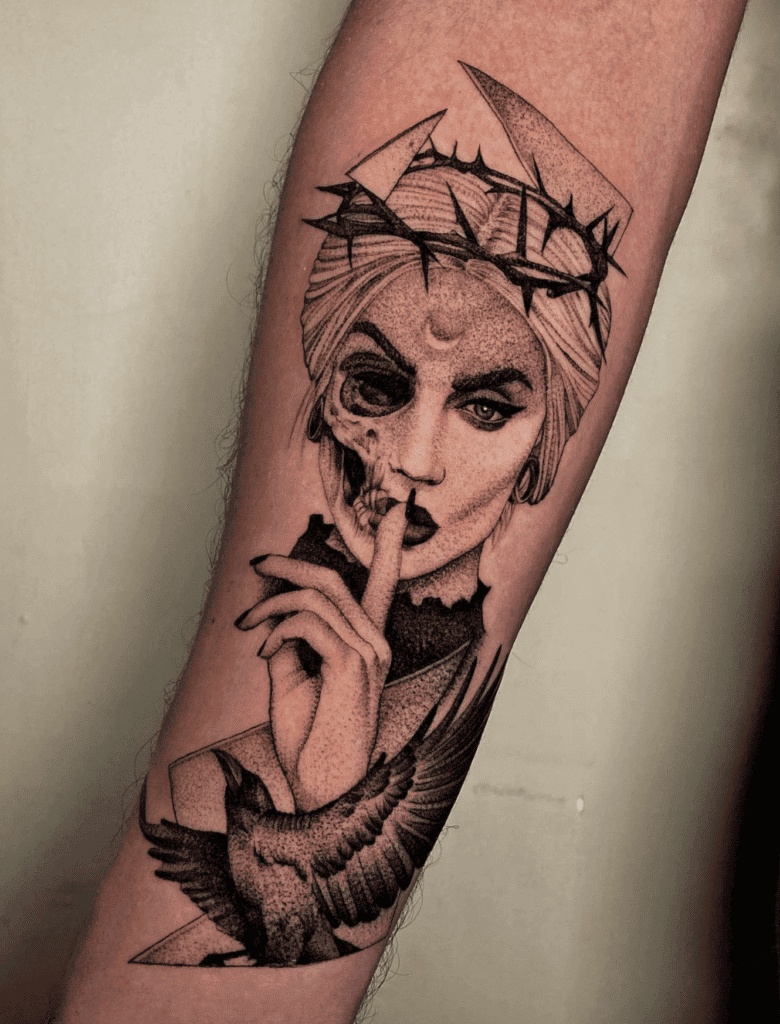 Norse Mythology Hel Tattoo