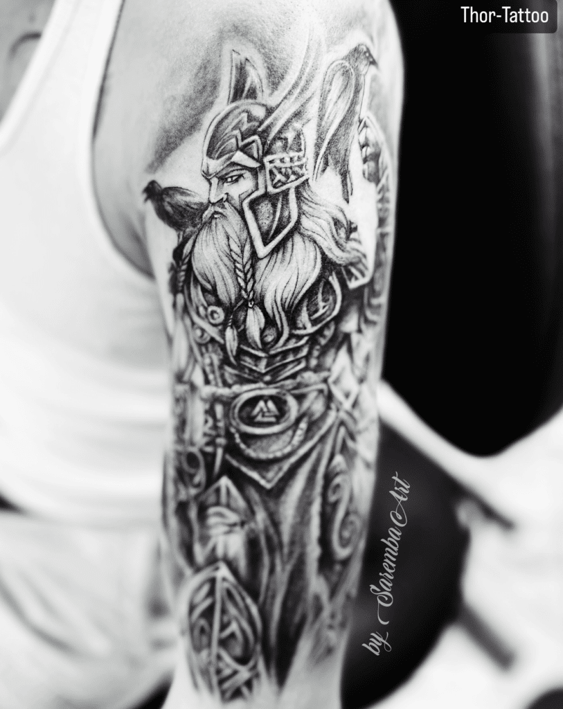 Norse Mythology Thor Tattoo