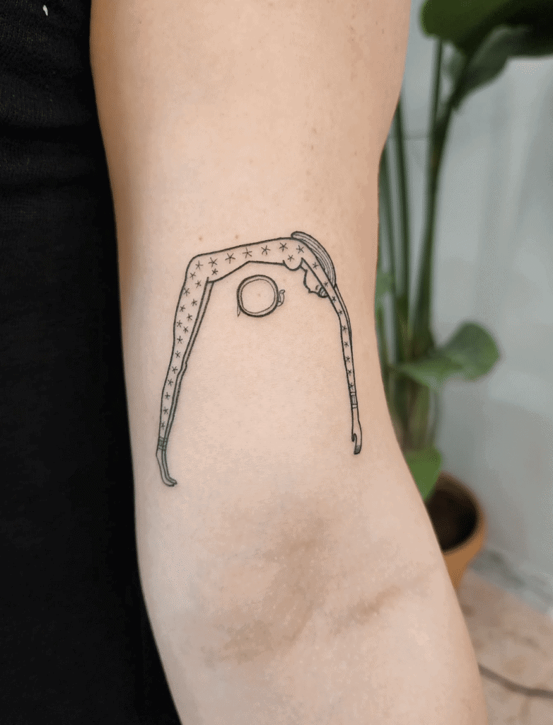 Nut Earth Egyptian Mythology Tattoo