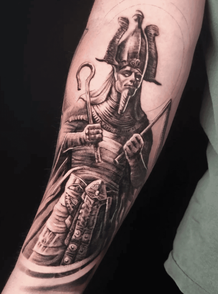 Osiris Egyptian Mythology Tattoo