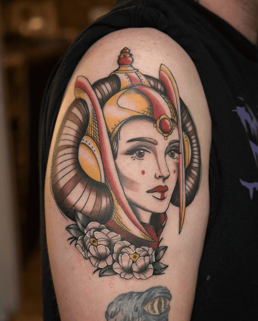 Padme Amidala Queen Star Wars Tattoo