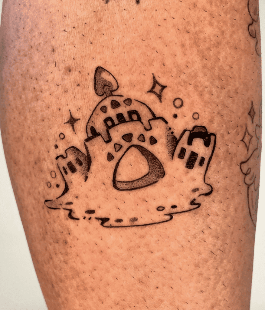 Palossand Simple Alola Pokémon Tattoo