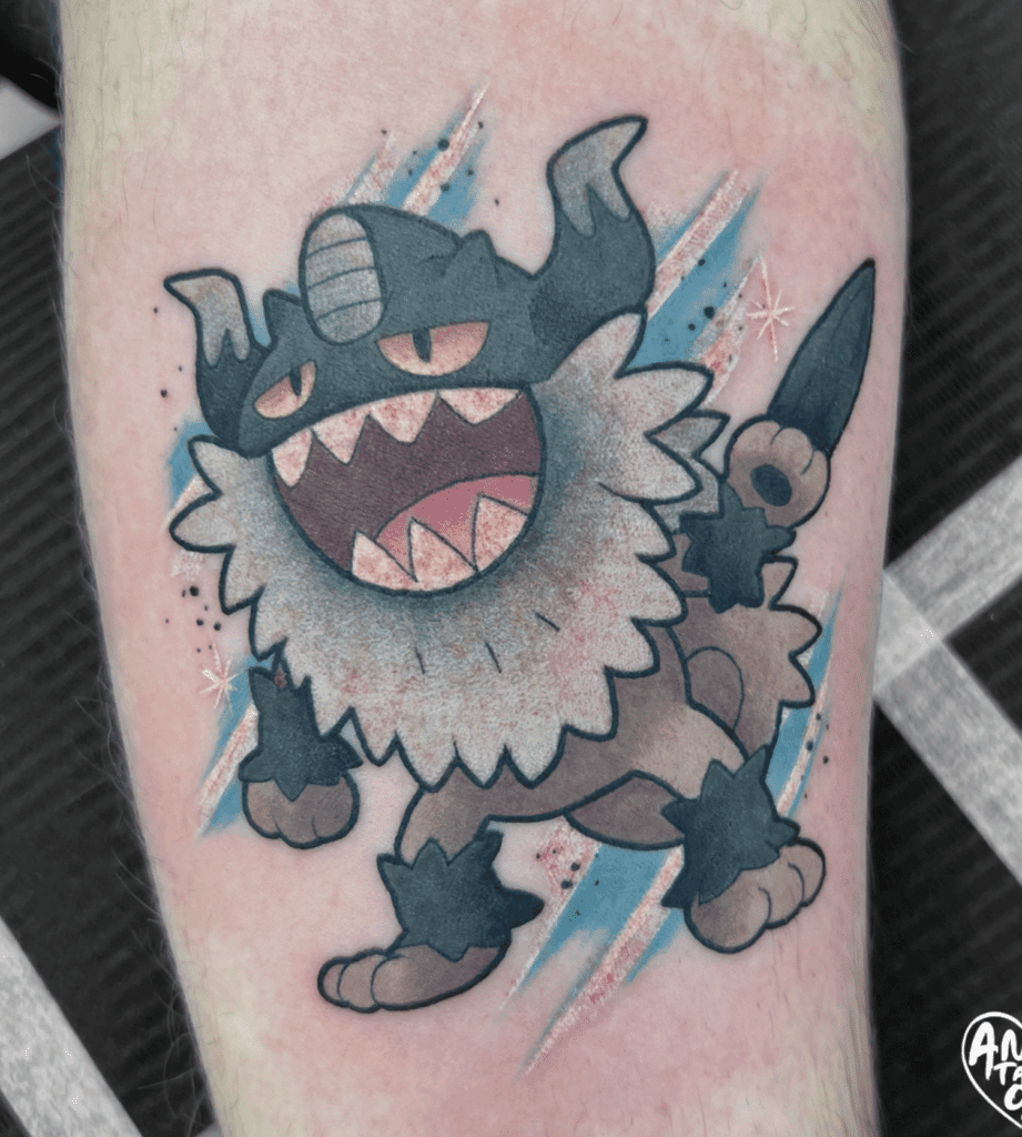 Perrserker Galar Pokémon Tattoo