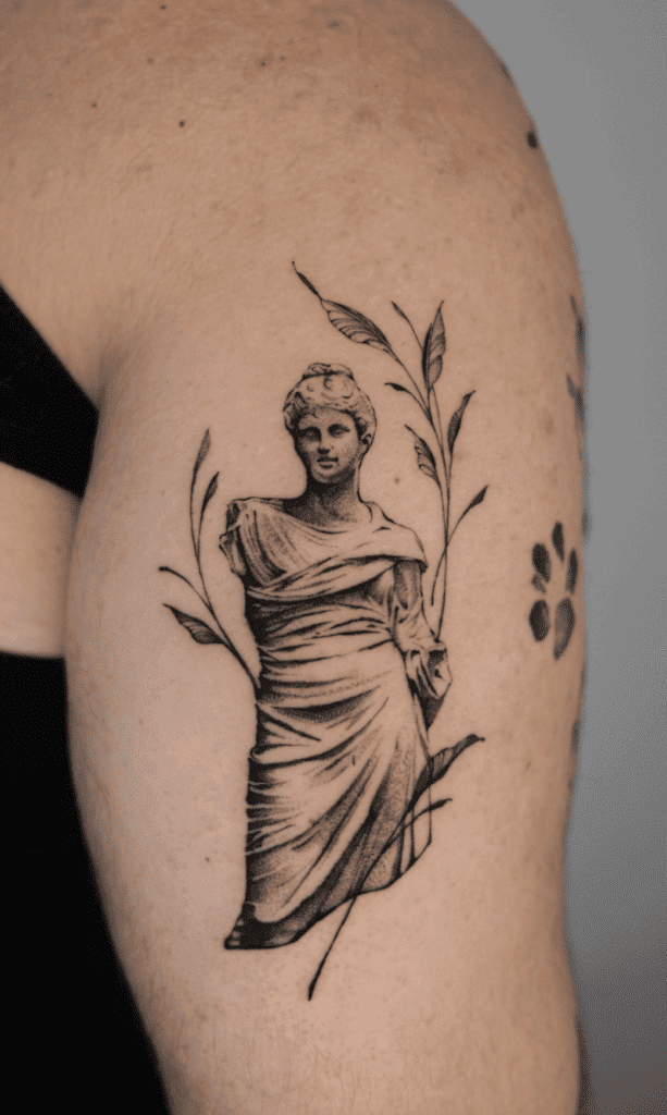 Persephone Statue Greek Mythology Tattoo