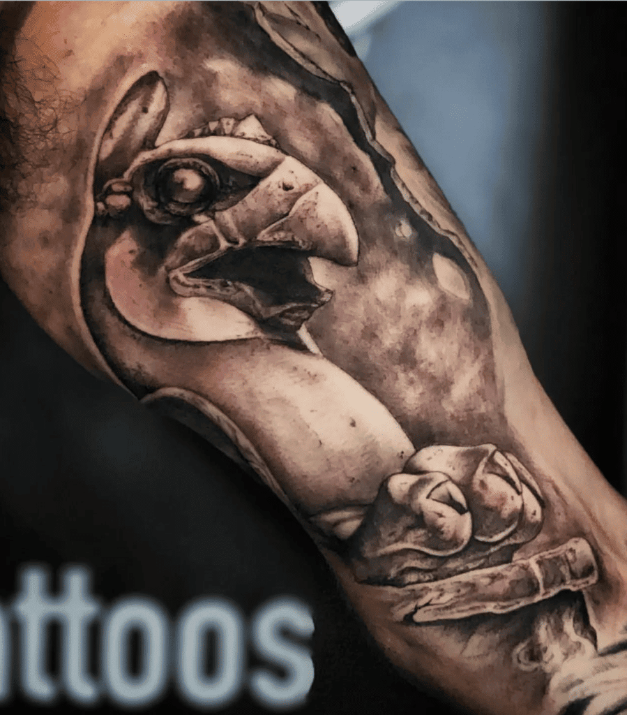 Persian Mythology Huma Tattoo