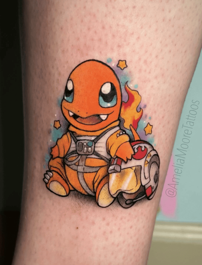 Pokémon X Star Wars Tattoo
