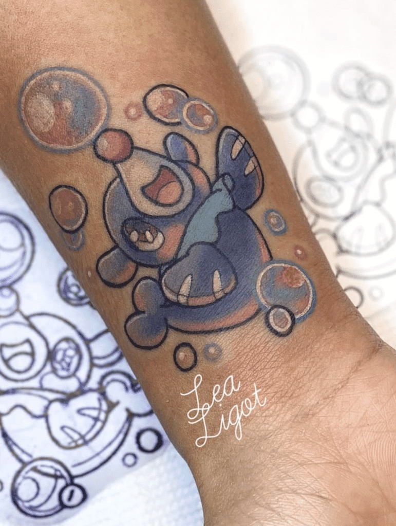 Popplio Bubbles Alola Pokémon Tattoo