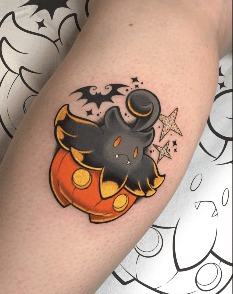 Pumpkaboo Light 'Kalos Pokémon Tattoo