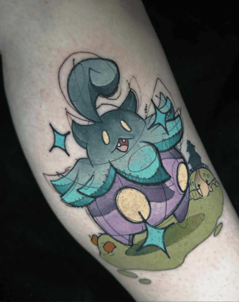 Pumpkaboo Shiny Kalos Pokémon Tattoo