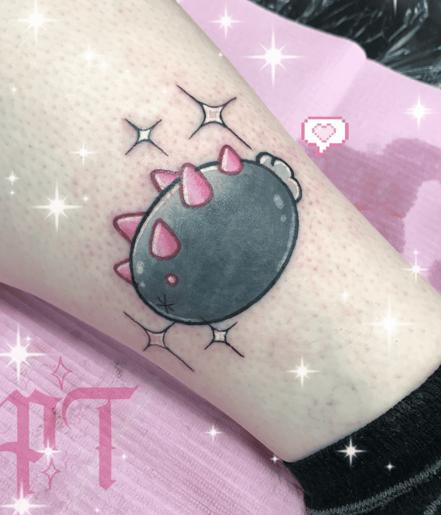 Pyukumuku Alola Pokémon Tattoo