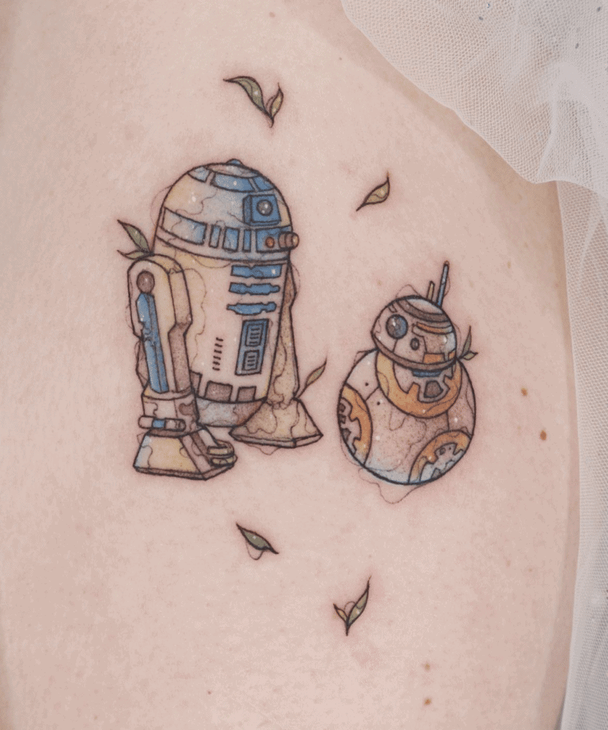 R2-D2 Cute Star Wars Tattoo