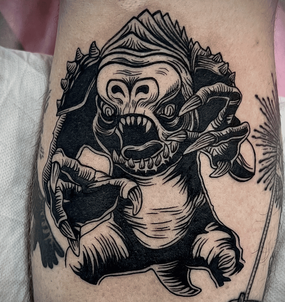 Rancor Alt Star Wars Tattoo