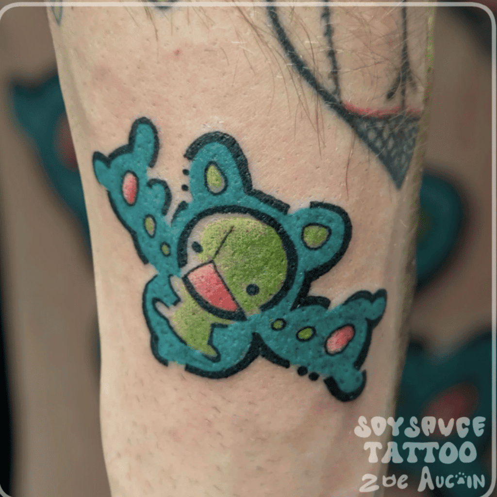 Reuniclus Cute Unova Pokémon Tattoo
