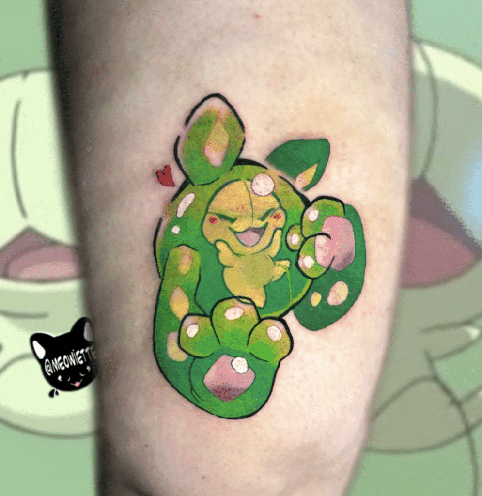 Reuniclus Happy Unova Pokémon Tattoo