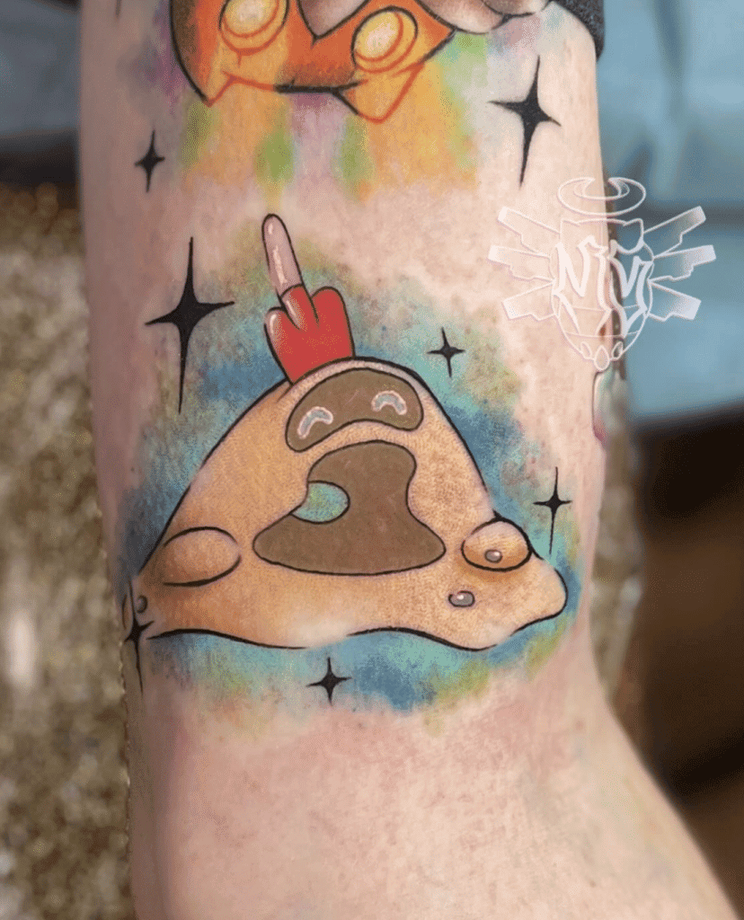 Sandygast Alola Pokémon Tattoo