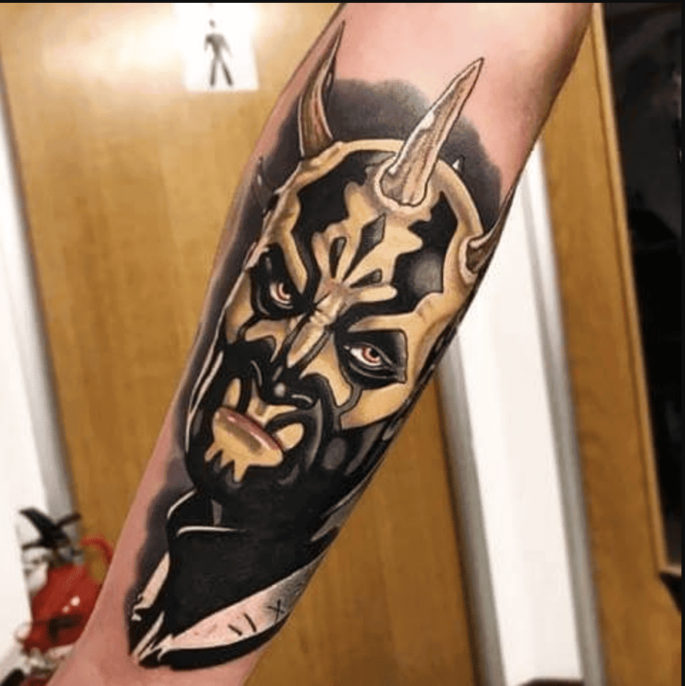 Savage Opress Horn Star Wars Tattoo