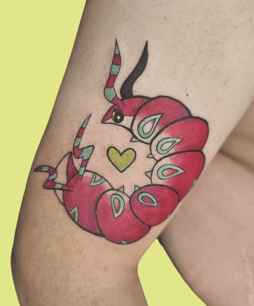 Scolipede Alt Unova Pokémon Tattoo