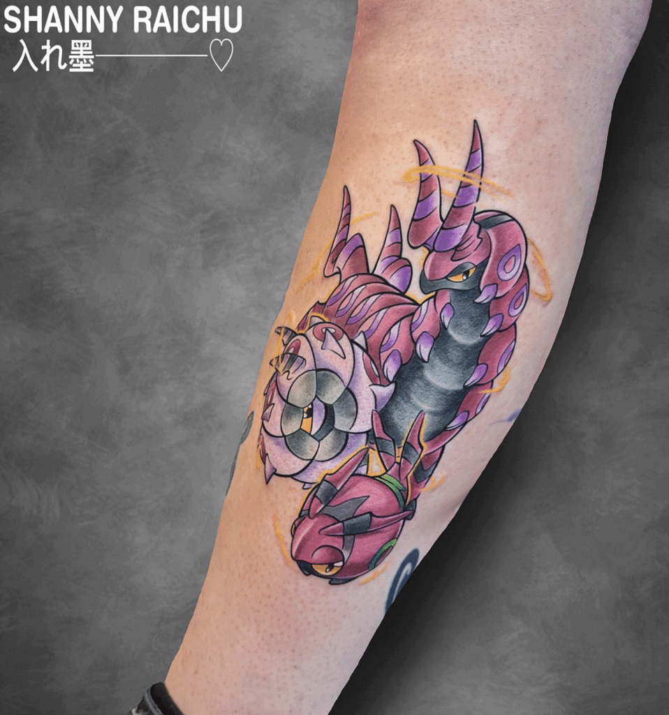 Scolipede Tree Unova Pokémon Tattoo