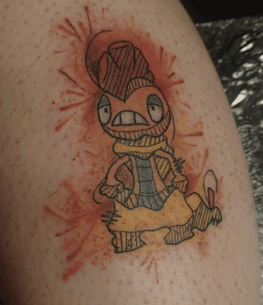 Scrafty Style Unova Pokémon Tattoo