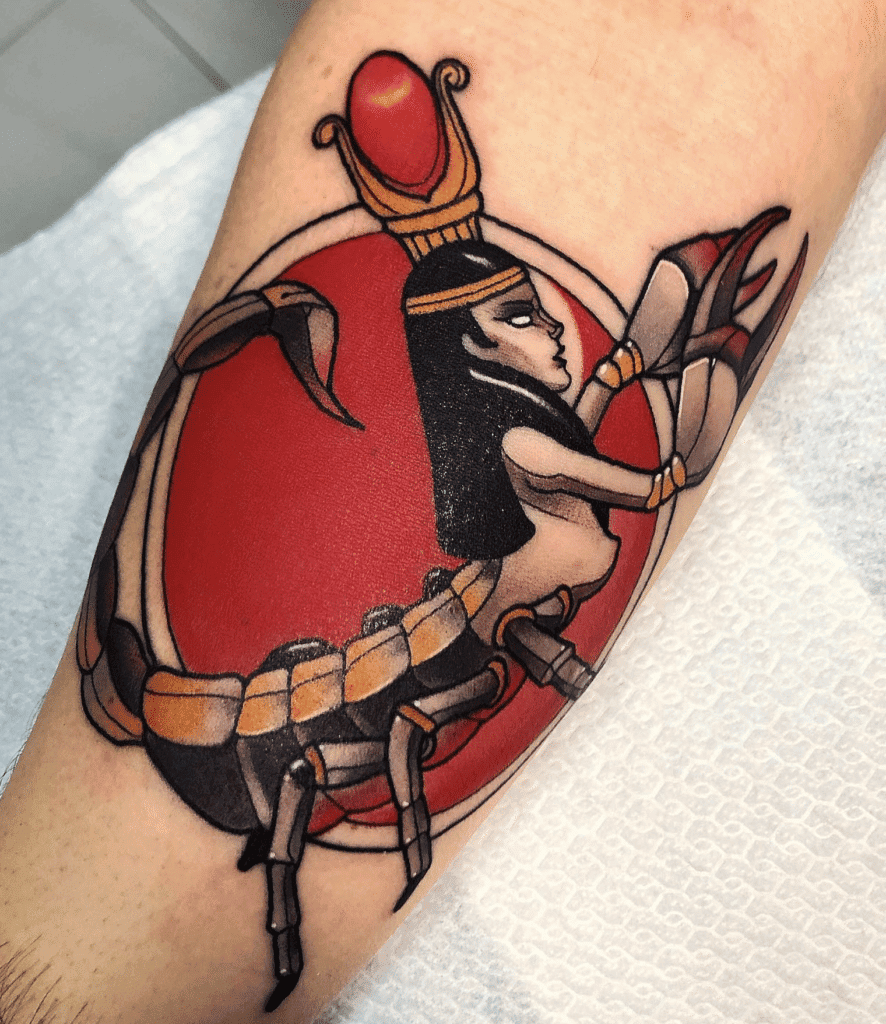 Serket Egyptian Mythology Tattoo