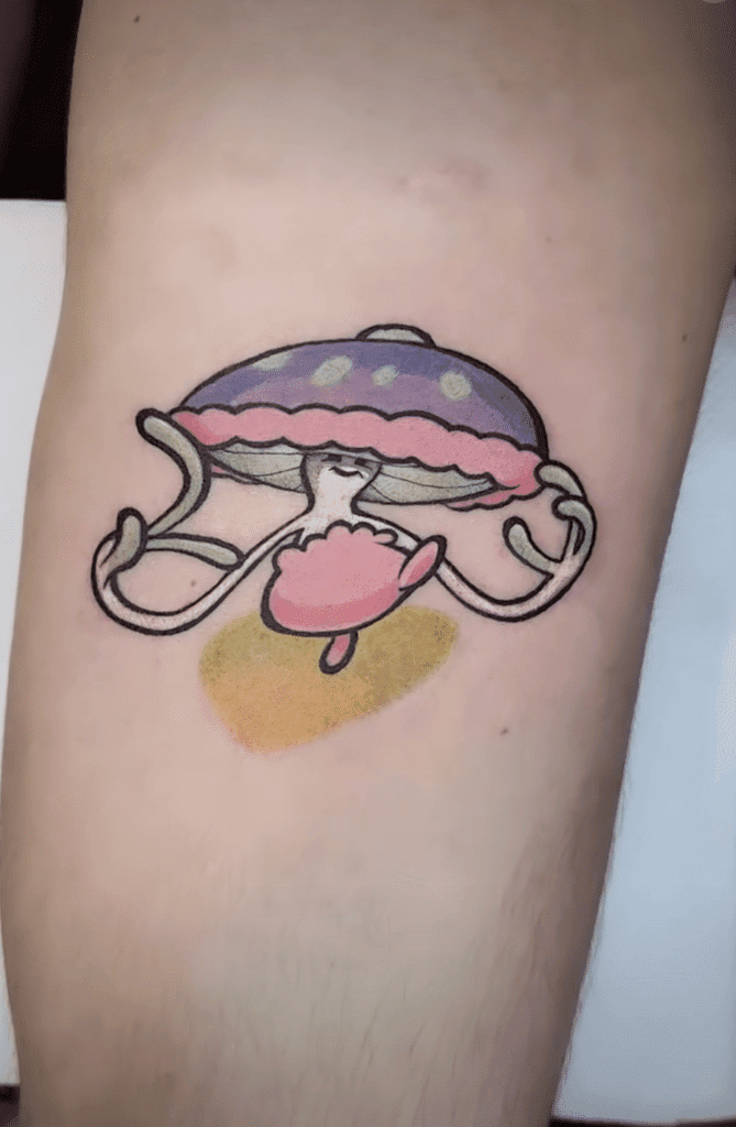Shiinotic Alola Pokémon Tattoo